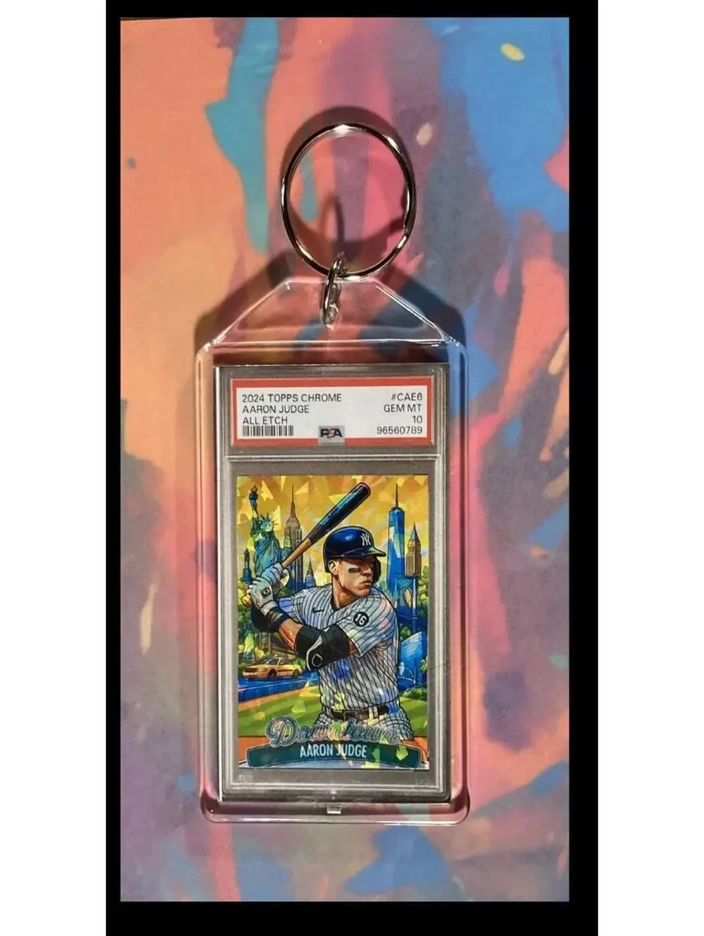 3001 Aaron Judge Fantasy Mockup Custom Hand Made Keychain-Makes A Great Gift